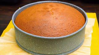 ВСЕГДА получается!!! Не опадает! ПЫШНЫЙ Шифоновый Бисквит на ВСЮ ФОРМУ | Кулинарим с Таней