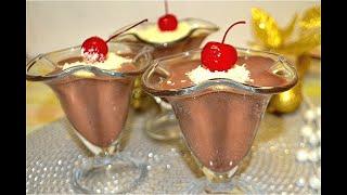 Моя СЕМЬЯ просто в ВОСТОРГЕ‼ СУПЕР Шоколадный ДЕСЕРТ за 5 минут БЕЗ выпечки‼ ОЧЕНЬ ВКУСНО‼ #498