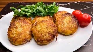 Драники с мясом, полноценное, сытное горячее блюдо. Вкусно и просто! Готовим вместе. Вот это Кухня!