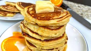 Самые вкусные и простые панкейки которые Вы пожарите. Проверенный рецепт! Пышные ПАНКЕЙКИ на кефире.