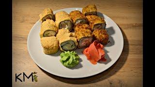 роллы темпура. просто и вкусно. готовь дома. пальчики оближешь. жаренные роллы в кляре #кухнямихаила