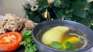 Лечебный бульен. Шурпа из баранины. Антипохмельный рецепт