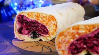Новогодний закусочный рулет. Все в восторге от этого не дорогого блюда. Цыганка готовит.