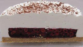 Без Духовки ⨳ Новогодний Торт "ЗИМНЯЯ ВИШНЯ" ⨳ Как БЫСТРО и ПРОСТО приготовить ⨳ Рецепт торта