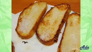 Французские сладкие гренки Рецепт, пошаговый, как приготовить, видеорецепт