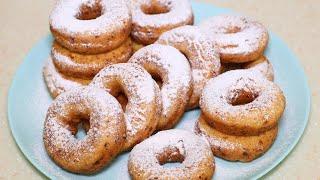 Творожные пончики. Не успеваю жарить, съедаются за минуту!