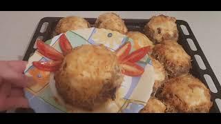 ФАРШИРОВАННЫЕ ГНЕЗДА.РЕЦЕПТ ИЗ ФАРША.ВСЕ В ОДНОМ БЛЮДЕ И ГАРНИР И МЯСО ПОТРЯСАЮЩИЕ,АРОМАТНЫЕ,СОЧНЫЕ