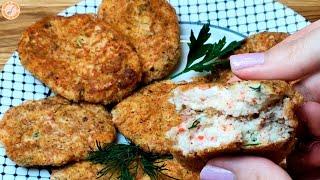 Сочные КРАБОВЫЕ КОТЛЕТКИ на ПРАЗДНИЧНЫЙ стол | Меню от Ксюши