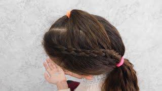 Простая и Легкая ПРИЧЕСКА за 2 МИНУТЫ