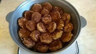 Рецепт тефтелей "Ежики" с сырым рисом!