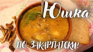 Грибной суп ( Грибная юшка ) ПО-ЗАКАРПАТСКИ! Смачный суп с белыми сушеными грибами