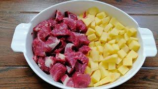 Праздничный рецепт картофеля с мясом на ужин для всей семьи #2