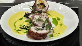 Новогодний куриный рулет