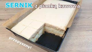 Przepyszny, kremowy sernik z pianką kawową ???? łatwy, idealny deser na specjalne okazje ???? duża b