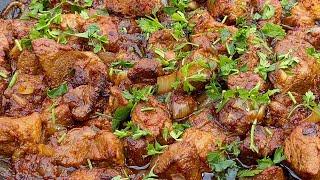 Сковородка из свинины ПО-ДОМАШНЕМУ «Моё Мнение» #свинина#сковородка#еда#рецепт#блюдо