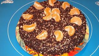ШОКОЛАДНЫЙ ТОРТ РЕЦЕПТ со сметанным кремом #Тортпрагарецепт #Тортвдомашнихусловиях CHOCOLATE CAKE