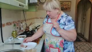 Готовлю супчик. Приехала внучка