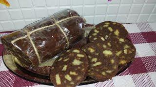 Вкусное лакомство из детства. ШОКОЛАДНАЯ колбаска!????????