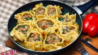 ПОТРЯСАЮЩЕЕ Горячее Блюдо На Сковороде