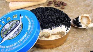 Тирамису, как в РЕСТОРАНЕ / ИКРА черная из Кофе