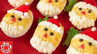 Фаршированные Яйца «Дед Мороз»  Очень просто и красиво! Рецепт на Новый Год 2022
