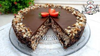 ПОТРЯСАЮЩИЙ ШОКОЛАДНЫЙ ТОРТ БЕЗ ВЫПЕЧКИ / Быстрый Десерт к чаю / готов за несколько минут!