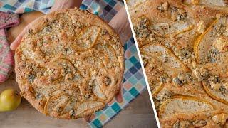 Очень вкусная ФОКАЧЧА с сыром и грушей | домашний хлеб с цельнозерновой мукой | простой рецепт