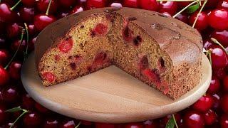 Пирог с вишней. Заливной вишневый пирог на кефире для диабетика