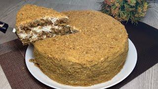 Быстрый и легкий рецепт торта без выпечки из овсяного печенья???? #торт #бездуховки #кулинария