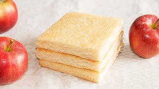 Яблочный бисквит без разделения яиц Простой рецепт низкокалорийного бисквита