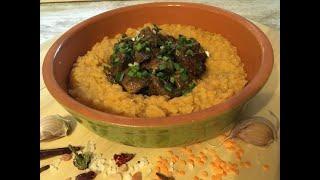 БЛЮДО В ПОСТ. КРАСНАЯ ЧЕЧЕВИЦА С МАРИНОВАННЫМИ ШАМПИНЬОНАМИ. ПОСТНОЕ БЛЮДО.