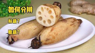 不會區分粉藕和脆藕？70歲藕農教你輕鬆辨別，再也不用擔心買錯了，【天天相見廚房阿鵬哥】#蓮藕料理，#蓮藕食譜，#蓮藕的做法，#蓮藕排骨湯，#家常菜，#like，#food ，#recipe #排骨湯