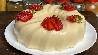 Десерт без духовки, муки и яиц. Панна котта из РЯЖЕНКИ, цыганка готовит.