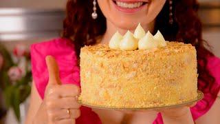 ТАЕТ во рту. БЕЗ ДУХОВКИ НАПОЛЕОН за 15 минут. Готовим дома