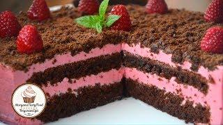 МУССОВЫЙ ТОРТ "МАЛИНОВОЕ ОБЛАКО" (БОМБЕЗНЫЙ ШОКОЛАДНО-МАЛИНОВЫЙ ДЕСЕРТ!) ☆ Марьяна Рецепты
