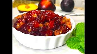 Густое ВАРЕНЬЕ ИЗ СЛИВ за 15 мин   низкий сахар  Не пригорает,  Рецепт Суперский.