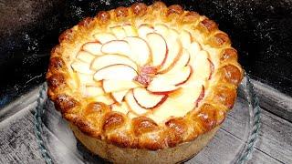 На ЗАПАХ сбегутся Все!Сдобный ПУХОВЫЙ Пирог с ЯБЛОКАМИ! Царская ВЫПЕЧКА к Чаю!