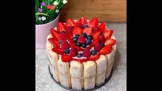 ТИРАМИСУ ???? я не добавляла ни желтки ,ни желатин и так хорошо держится форму  #shorts