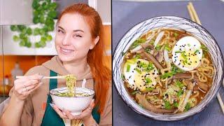 Японская лапша Сёю Рамен. Первое и второе блюдо в одном за 5 минут.