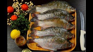 Как пожарить карасей без костей на сковороде