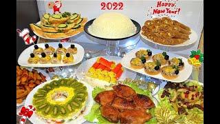 Гениальный НОВОГОДНИЙ СТОЛ 2022????из 10 БЛЮД за 3часа!МЕНЮ НА 8 ЧЕЛОВЕК!БЮДЖЕТНО, безумно ВКУСНО # 