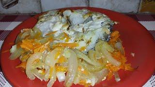 Макрурус на овощной подушке! Нежнейшая рыбка с необычным вкусом!