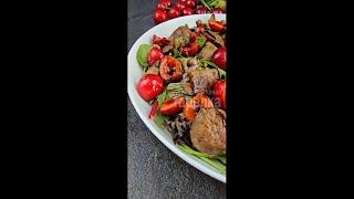 ПОЧЕМУ Я НЕ ЗНАЛА О ТАКОМ САЛАТЕ РАНЬШЕ! ВКУСНЫЙ САЛАТ С КУРИНОЙ ПЕЧЕНЬЮ И ЧЕРЕШНЕЙ