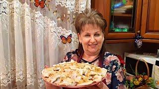 Домашние вареники с куриными потрошками! Тесто на дрожжах и кефире! Homemade dumplings !