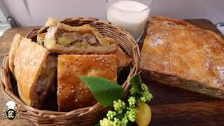 Все , как Вы любите : быстро , просто  и очень  вкусно. Быстрый пирог с картошкой и мясом .