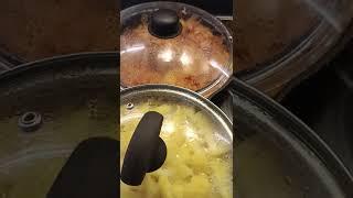 Аппетитный обед по домашнему. Салатик из капусты. Быстро и просто