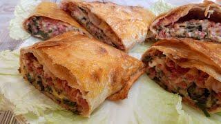 Как приготовить ЛАВАШ с СЫРОМ, КОЛБАСОЙ,ТВОРОГОМ и ЗЕЛЕНЬЮ в ДУХОВКЕ ? !