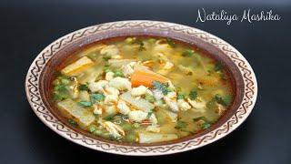 Рецепт проверен ГОДАМИ обрадует всю семью | Вкуснейший куриный суп с ноккедли и зеленым горошком