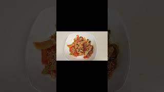 Я готовлю дома Какие блюда Корейская кухня  улитки с овощами! cut 008 #Shorts