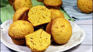 Вкусные рецепты из тыквы. Тыквенные кексы. Очень просто и вкусно!